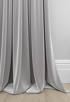 Luxe Velvet, Silver - Made to Measure Curtains